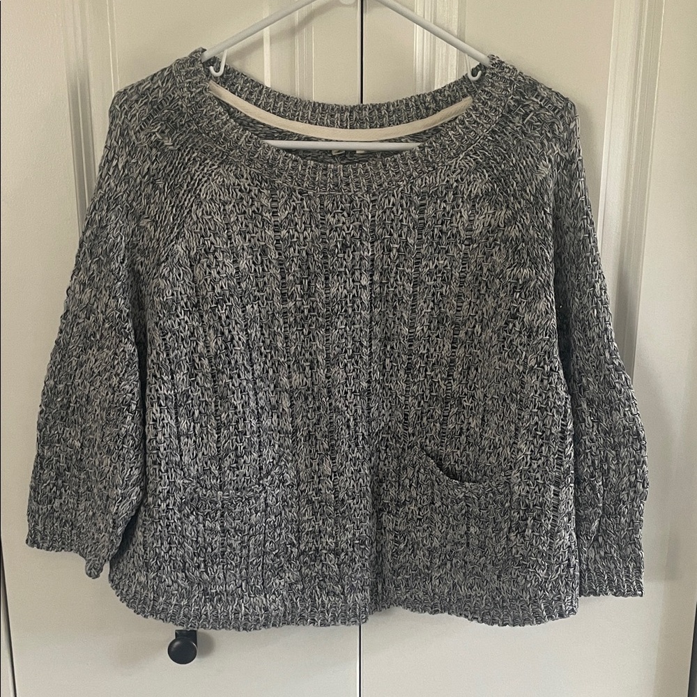Anthropologie Moth Gray Women's Knit Sweater